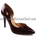 Туфлі S53-37-N360HT wine red бордо лак т