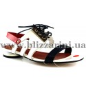 Сандалии A49-F260-2 кожзам white/blue/red л