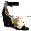 Босоніжки W3051L-60  C178/C175/C311 beige/black  кожа л
