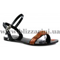 Сандалии 1423A-81-HY038-HY061black/brown кожа л