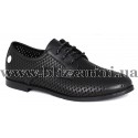 Туфлі D19YA-3240-B siyah faber  черная кожа  туф