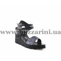 Босоніжки 2138-2 505 черная кожа+джой т.никель л
