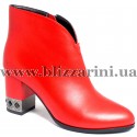 Ботильоны KR604-01-244-R  red кожа  бот