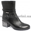 Ботильоны J6-A55-35/26  black кожа  бот