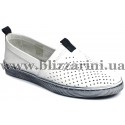 Мокасины, слипоны 0226-2002  white leather белая кожа  л-т