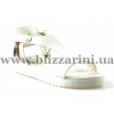 Сандалии 2889-18 кож-зам white кожа л