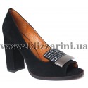 Туфлі 1818-22-L1507  черный замш  туф
