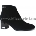 Ботильоны H82-0200-S10B  black замш  бот
