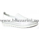  G076 304-Z 83-97  белая/серебро кожа  туф