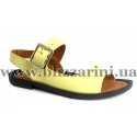 Сандалии 0528-650-18Y 17 yellow lthr  желтая кожа  л