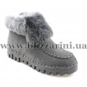 Ботинки HS60118-3 (прес) (искуст мех) gray замш бот з