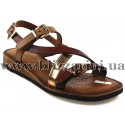 Сандалии ZCR-18 brown-v22-gold feta eva корич кожа л