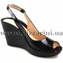 Босоніжки 018-2949 39 черный лак л