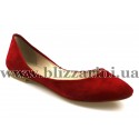 Балетки 70690510 (бол разм) красный замш т