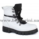 Ботинки 618 C3-2110 beyaz floter  белая  кожа  бот