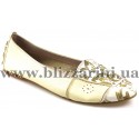 Балетки 291-503-1 440-463 (бол разм) беж+цв.кожа л-т