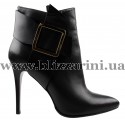 Ботильоны 204-046 black leather черная кожа бот