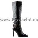 Сапоги J16-G313-60/26 black кожа ос