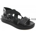Сандалии S17-1040 black leather черная кожа л
