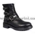Ботинки 30119 TEYN 125 1-black (полн мех)  черная кожа  бот з