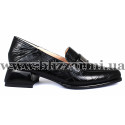 Туфлі A671-YC85-T9 черная кожа туф