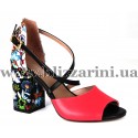 Босоніжки JH299-R2-YP538/NP267/YP506  роз+белая+черная кожа  л