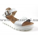 Босоніжки 032-1 прес white кожа -10- л