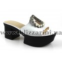 Сабо, шлепанцы GM-486 mirror 2186 R2 белая кожа л