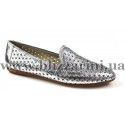 Балетки G143 211-1 100 (бол разм) серебро кожа л-т