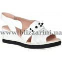 Босоніжки 0612-551-8748 19Y 02 white leather  белая  кожа  л