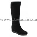 Сапоги S198-22-R019G (полн мех) black замш з