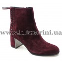 Ботильоны MST01-Z10-MJ111 bordo замш бот