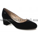 Туфлі S222-51-R019AK black замш  т