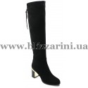 Ботфорты MST18-A6-YJ01 (мех 4) black замш з
