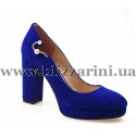 Туфлі KR407-05-031 blue замш т