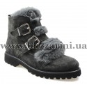 Ботинки WR893-W135-566 (полн мех) grey замш з