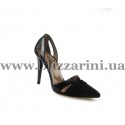 Туфлі 108-208 black leather+suede черная кожа+лак+замш л-т