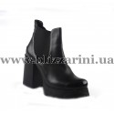 Ботильоны 11-083-1 renk черная кожа+лак бот