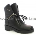 Ботинки 716 01 (полн мех) черная кожа з