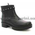 Ботинки 725 siyah-01 (полн мех) черная кожа бот