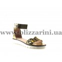 Сандалии KFN47-11  кож-зам золото лак л