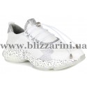 Кросiвки, кеди 916-3-N2/YJ20  белая  кожа+замш  туф