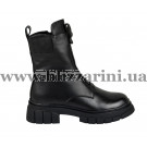 Ботинки 18J1629-0604M-6365 (полн мех) черный кожа бот з