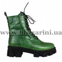 Ботинки Y228H-A5-C153-6J зеленая кожа бот