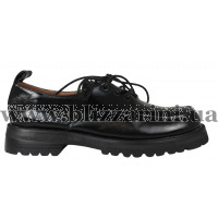 Туфлі LD163-02-NP512TA (бол разм) черная масло кожа туф
