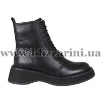 Ботинки 18J813-5504J-6365 (мал разм) черная кожа бот