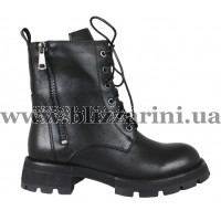 Ботинки H2520-3609-0990 черная кожа бот