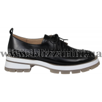 Туфлі 21A084-A179-NP512TA черная масло кожа туф