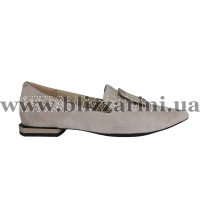 Туфлі 18J1163-02D-3103 серый замш туф