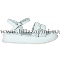 Босоніжки TAS-499 betul white 82252 base белая кожа л
